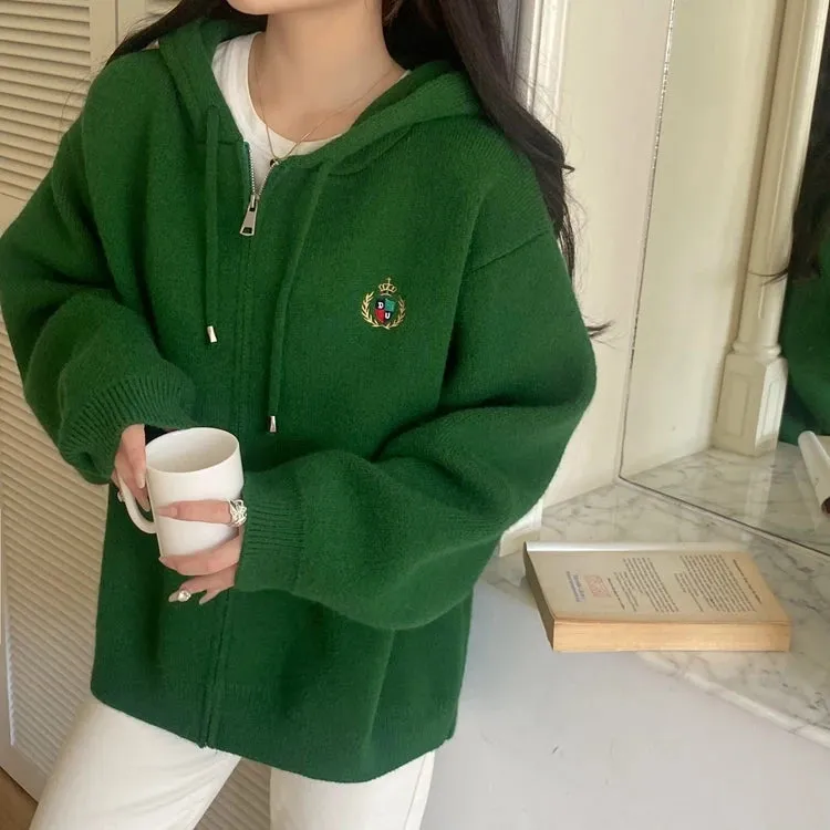 Oversized Solid Cardigan