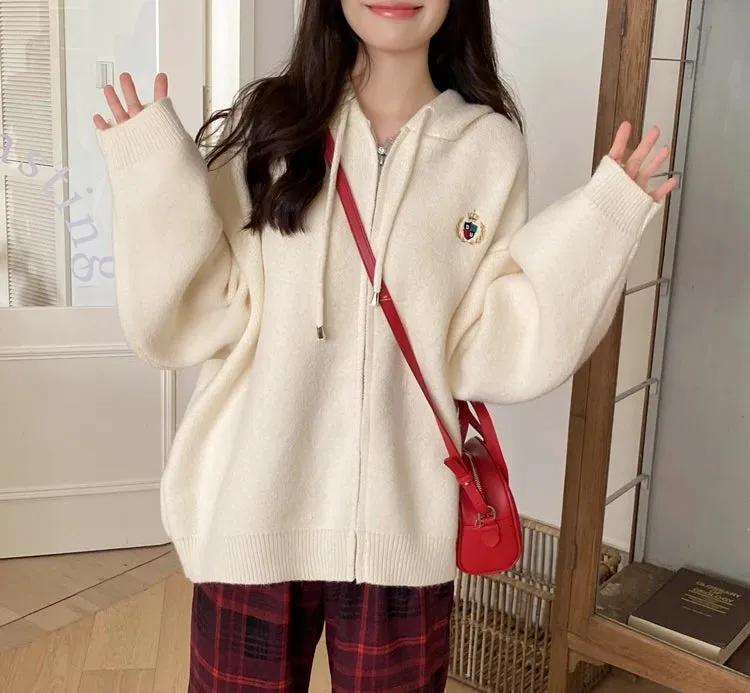 Oversized Solid Cardigan