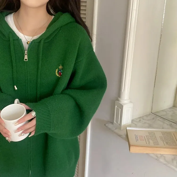 Oversized Solid Cardigan