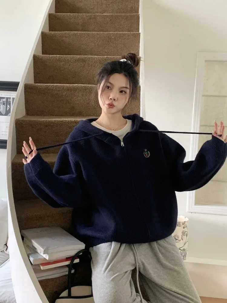 Oversized Solid Cardigan