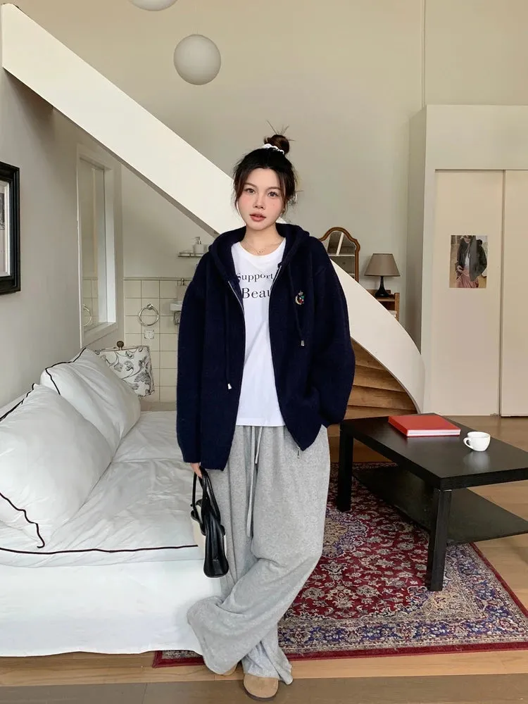 Oversized Solid Cardigan
