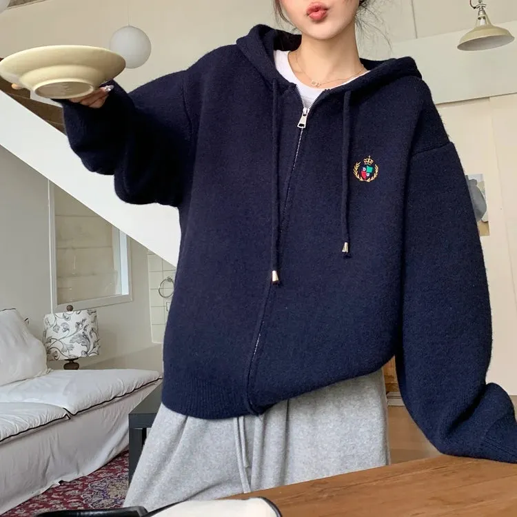 Oversized Solid Cardigan