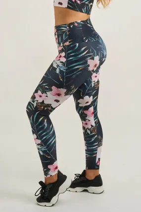 Performance Tummy Control High Waisted Leggings - Exotic At Heart