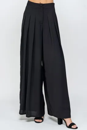 Pleated Maxi Pants