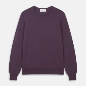 Plum Kingston Merino Crew Neck Jumper