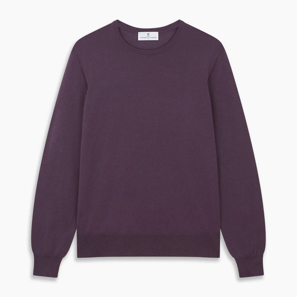 Plum Kingston Merino Crew Neck Jumper