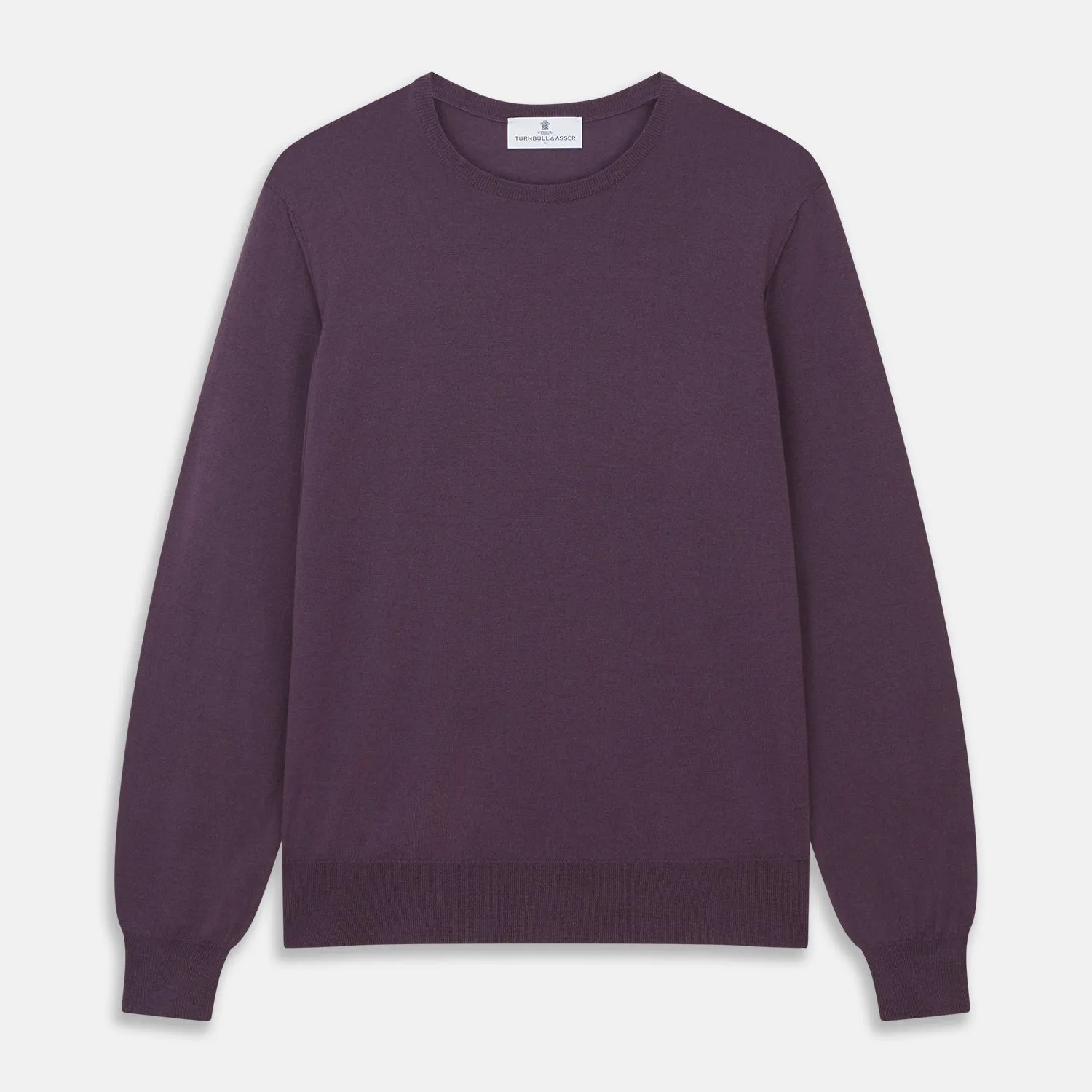 Plum Kingston Merino Crew Neck Jumper