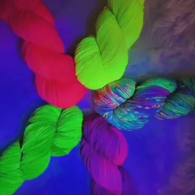 PRE-ORDER Hand Dyed Yarn - Summer Neons Collection