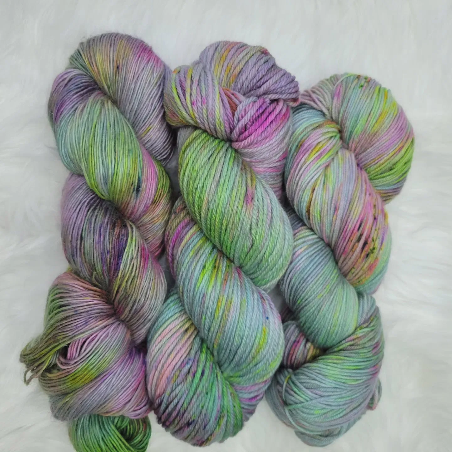 PRE-ORDER Hand Dyed Yarn - Summer Neons Collection