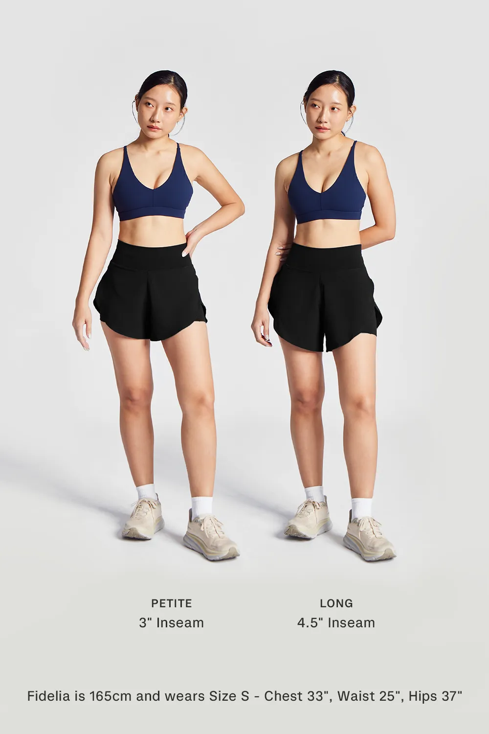 Run Shorts (Long 4.5") in Black Sesame