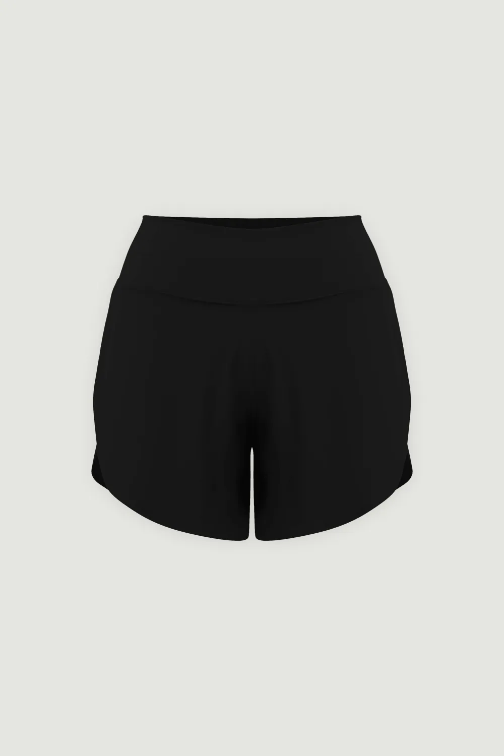 Run Shorts (Long 4.5") in Black Sesame