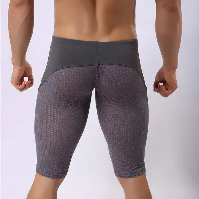 Running Shorts For Men Sportswear & Mesh Compression Yoga Shorts