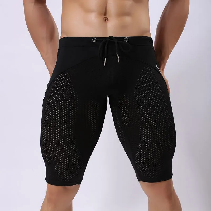 Running Shorts For Men Sportswear & Mesh Compression Yoga Shorts