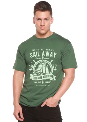 Sail Away Spun Bamboo® Men's Bamboo Viscose/Organic Cotton Short Sleeve Graphic T-Shirt