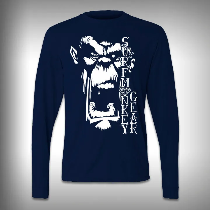 Screaming Monkey - Performance Shirt - Fishing Shirt - Decal Shirts