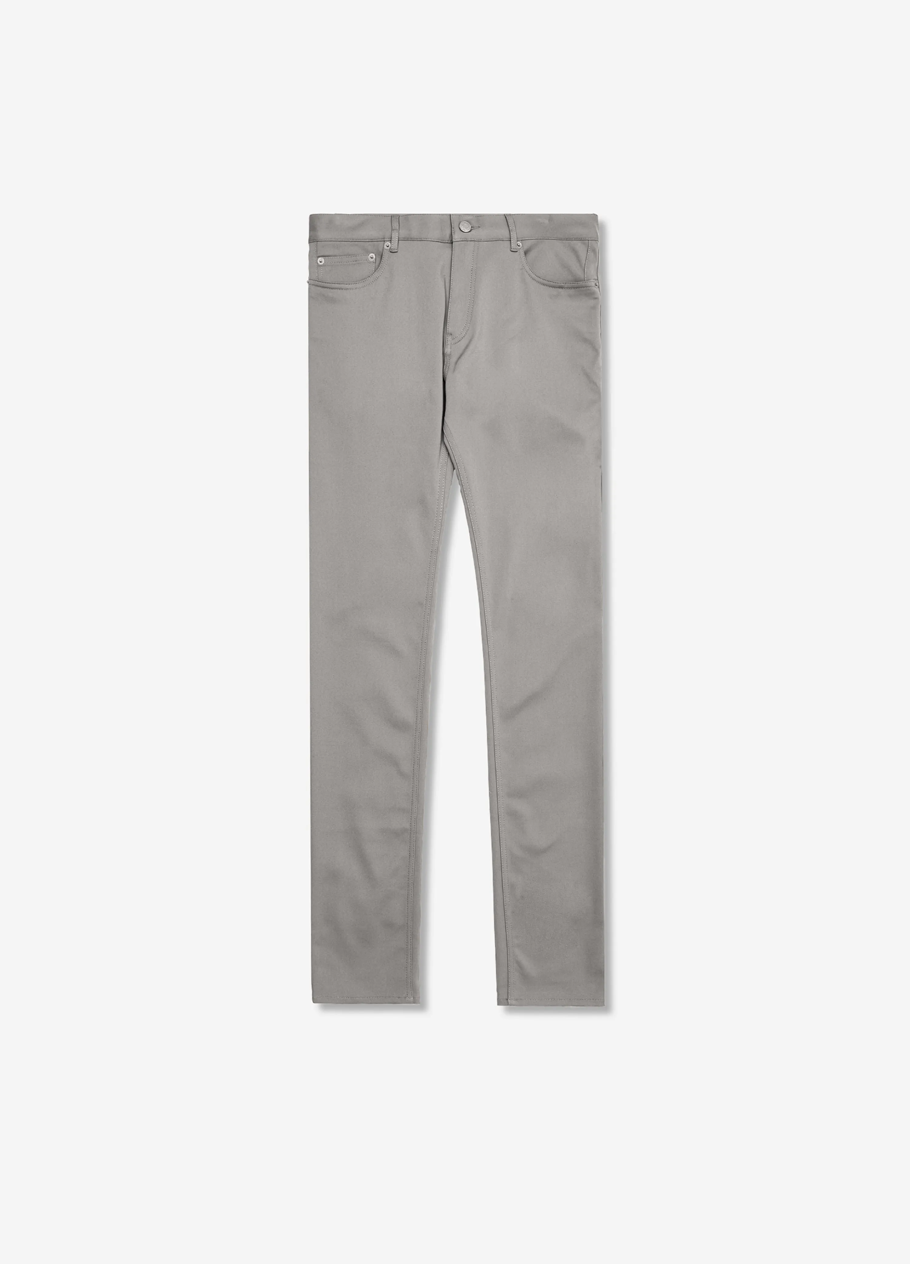 Slim Fit Tech Cotton Stretch Jeans Steel
