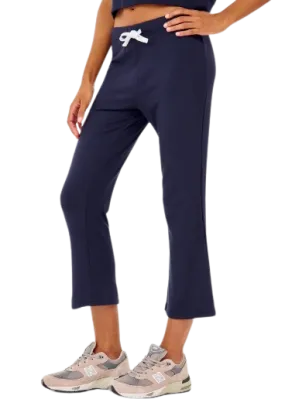 Splits59 Brooks Fleece Cropped Flare - Indigo