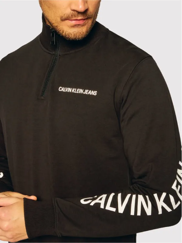 Stretch Logo Half Zip