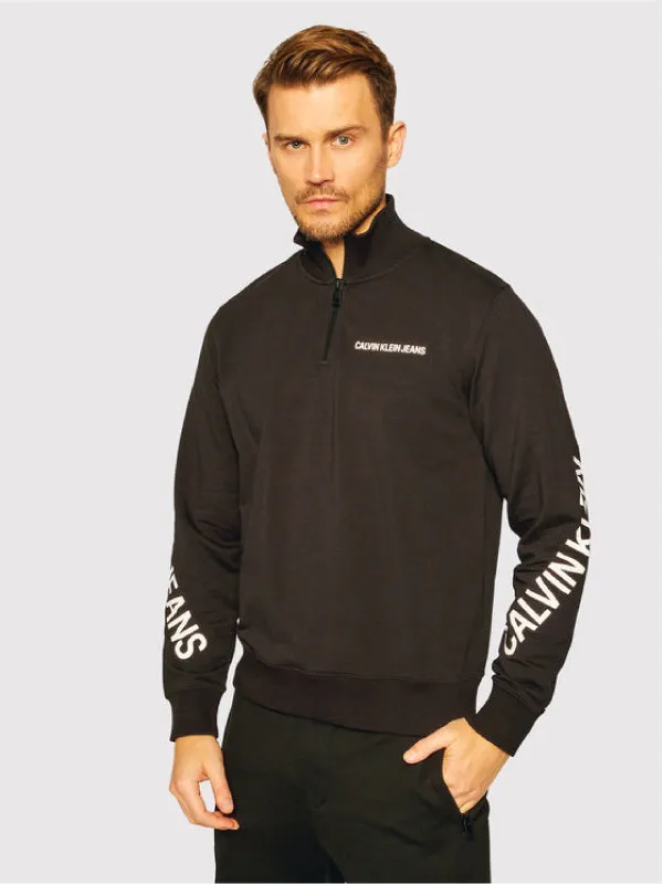 Stretch Logo Half Zip
