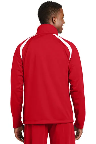 Tricot Warm Up Jacket / True Red & White / Cape Henry Track & Field