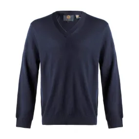 Upgrade Your Style with Mens V-Neck Extra Fine Merino Sweaters - Available in 5 Trendy Colors
