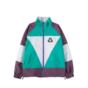 Vintage Color Zip Up Track Jackets