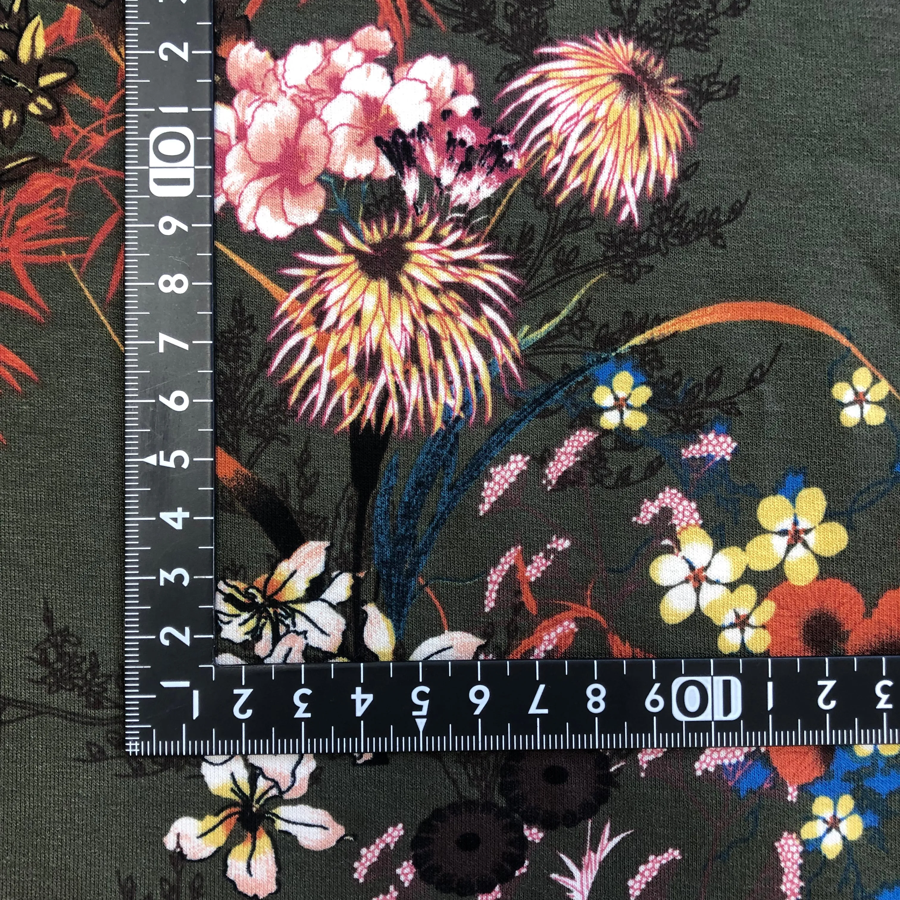 Wild Flower Jersey - Olive