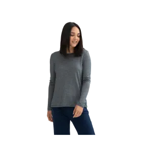 Women's Merino Wool Crew Neck Long Sleeve T-Shirt